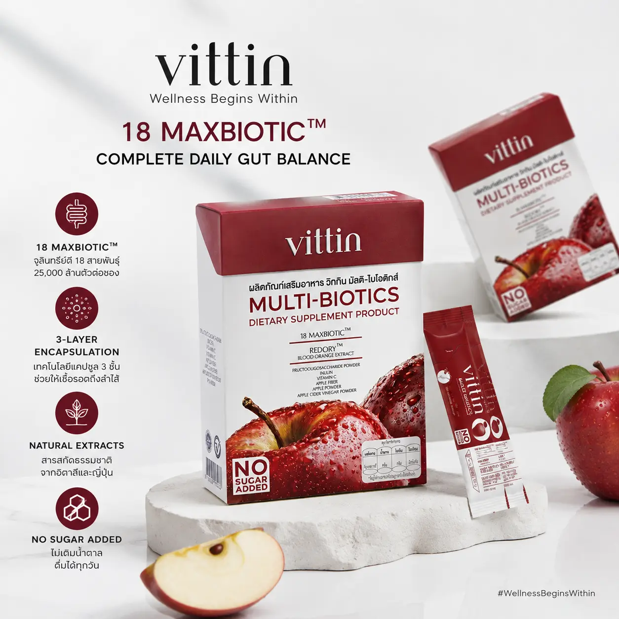VITTIN Multi-Biotics — สุขภาพดีเริ่มต้นที่ภายใน